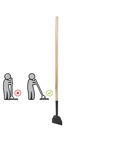 Скребок для льда и снега Fiskars 17,5 см и ручка 147 см, 140 000 (1001639)