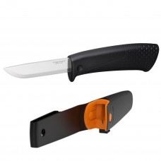 Будівельний ніж Fiskars Builder’s чорний із заточкою, 156016 (1023617)