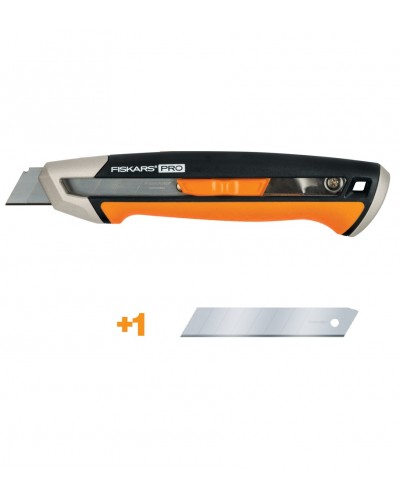 Ніж із висувним лезом Fiskars PRO CarbonMax™ 18 мм (1027227)
