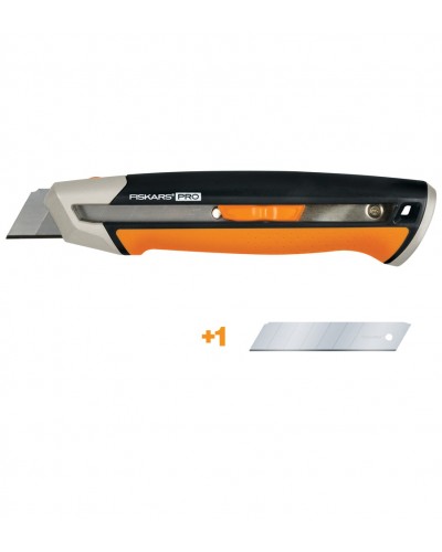 Ніж із висувним лезом Fiskars PRO CarbonMax™ 25 мм (1027228)