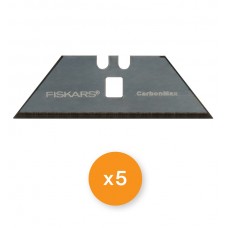 Лезо трапецевидне Fiskars PRO CarbonMax™ 5 шт для будівельних ножів (1027229)
