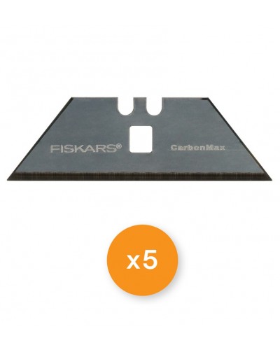 Лезо трапецевидне Fiskars PRO CarbonMax™ 5 шт для будівельних ножів (1027229)