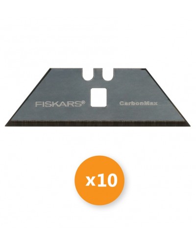 Лезо трапецевидне Fiskars PRO CarbonMax™ 10 шт для будівельних ножів (1027230)