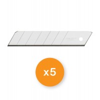 Лезо сегментоване Fiskars 18 мм PRO CarbonMax™ 5 шт для висувних ножів (1027232)