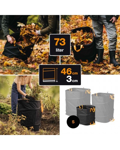 Садовий мішок Fiskars Ergo™ Pop-up S, 73L (1028371) Садовий мішок Fiskars Ergo™ Pop-up S, 73L (1028371)