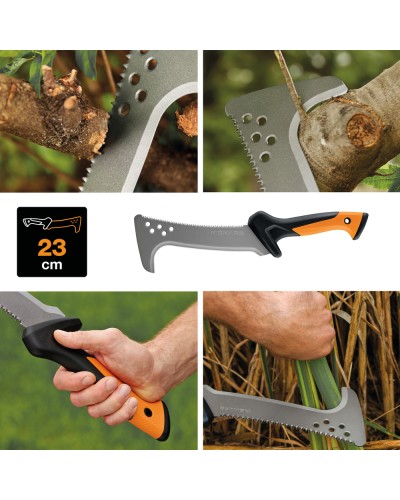 Садовый серп с пилой Fiskars Solid™ Solid™ Billhook Saw 23 см + чехол (1051233) Садовый серп с пилой Fiskars Solid™ Solid™ Billhook Saw 23 см + чехол (1051233)