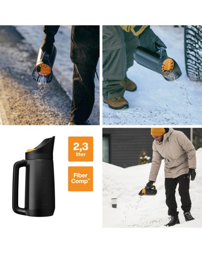 Розкидач ручний для солі та піску Fiskars Solid™ 2,3 л (1057076)