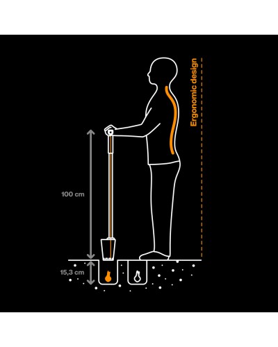 Сажалка для луковичных растений Fiskars Ergo 68 мм (1057078) Сажалка для луковичных растений Fiskars Ergo 68 мм (1057078)