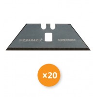 Лезо трапецевидне Fiskars PRO CarbonMax™ 20 шт для будівельних ножів (1062940)