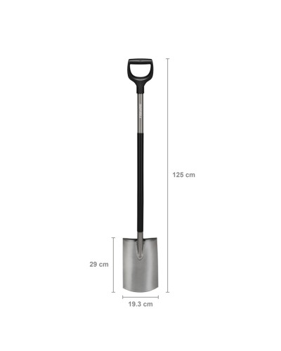 Лопата штыковая со скругленным лезвием Fiskars Ergonomic 125 см, 1001411 (1066710) Лопата штыковая со скругленным лезвием Fiskars Ergonomic 125 см, 1001411 (1066710)