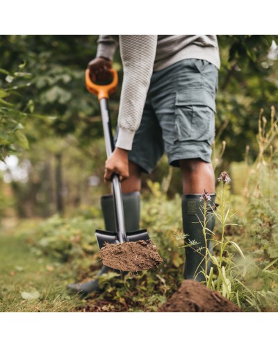Лопата штыковая со скругленным лезвием Fiskars Solid 117 см, 1003456 (1066717) Лопата штыковая со скругленным лезвием Fiskars Solid 117 см, 1003456 (1066717)