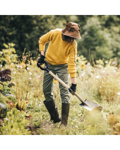 Лопата штыковая с деревянной ручкой со скругленным лезвием Fiskars Solid 108 см, 1014817 (1066722) Лопата штыковая с деревянной ручкой со скругленным лезвием Fiskars Solid 108 см, 1014817 (1066722)
