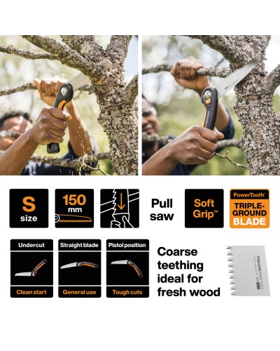 Садовая пила складная Fiskars Plus™ SW68, S - 150 мм (1067552)