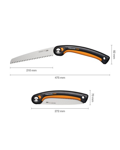 Садовая пила складная Fiskars Plus™ SW69, L - 210 мм (1067553)