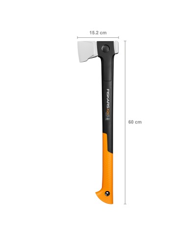 Топор-колун Fiskars X24S Splitting Axe, 60 см, 1,3 кг (1069105)