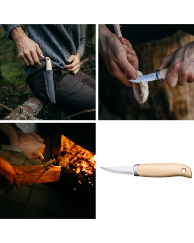 Нож ремесленный, для резьбы Fiskars Norden™ Wood carving knife, лезвие 78 мм (1071897)