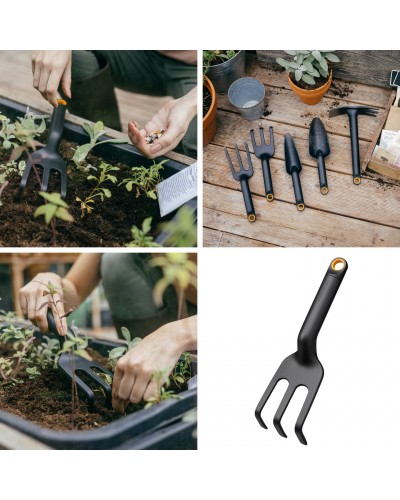 Разрыхлитель ручной Fiskars Solid 8,2 см, три зуба, 1001600 (1072102) Разрыхлитель ручной Fiskars Solid 8,2 см, три зуба, 1001600 (1072102)