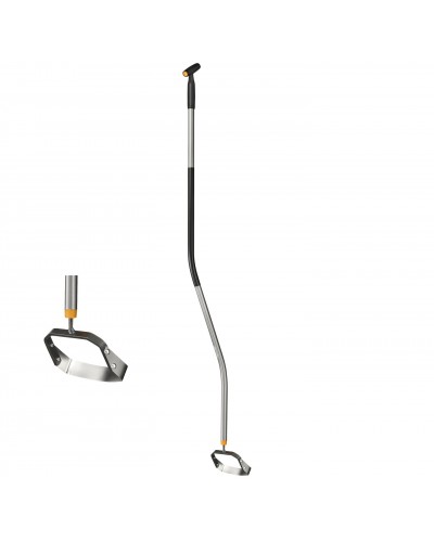 Сапа двусторонняя для сорняков Fiskars Ergonomic 15 см с эргономичной ручкой 150 см (1077111)