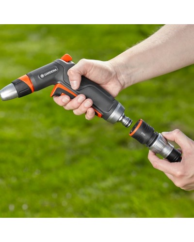 З'єднувач Gardena Premium з автостопом для шланга 1/2" 13 мм - 5/8" 15 мм (18253-20)