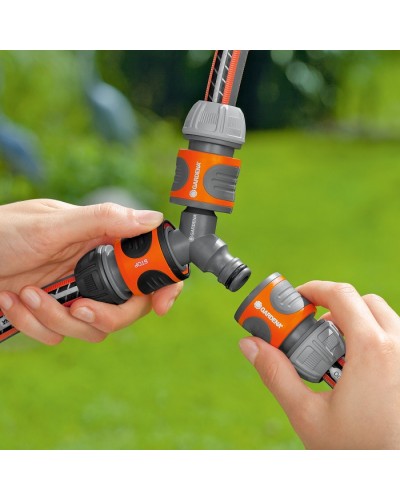 Тройник Gardena для шланга 1/2" 13 мм - 3/4" 19 мм (02934-20)