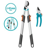 Сучкорез телескопический для зеленых веток до 42 мм Gardena TeleCut Basic 650-900 B + секатор EasyCut до 20 мм (12020-90) НОВИНКА 2025