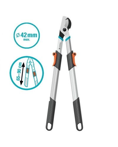 Сучкоріз телескопічний для зелених гілок до 42 мм Gardena TeleCut Basic 650-900 B (12020-20) НОВИНКА 2025