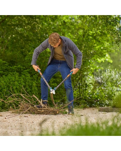 Сучкорез телескопический для зеленых веток до 50 мм Gardena TeleCut Pro S, 52-67 см + секатор PremiumCut Flex до 24 мм (12040-90) Новинка 2025