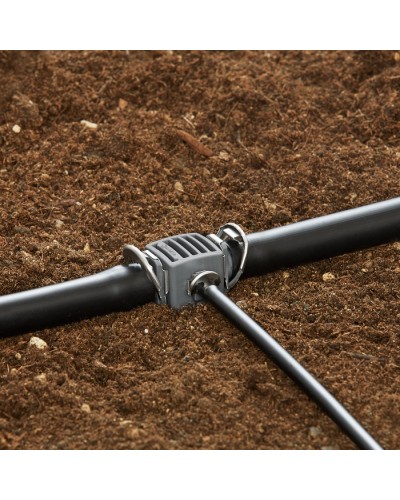 Соединитель Т-образный Gardena Micro-Drip-System Quick & Easy для шлангов 13 мм переходник к 4,6 мм, 5 шт (08333-20)