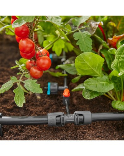 Соединитель Т-образный Gardena Micro-Drip-System Quick & Easy для шлангов 13 мм переходник к 4,6 мм, 5 шт (13204-20)