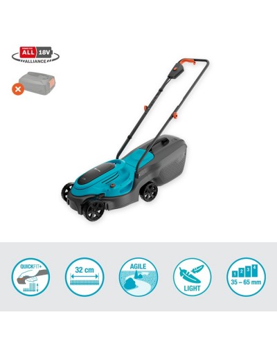 Аккумуляторная газонокосилка Gardena EasyMax 32/18V P4A Solo (14634-55)