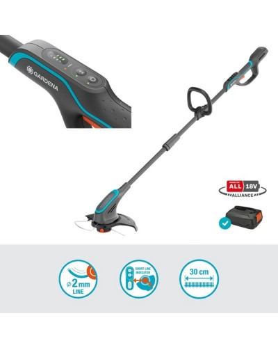 Триммер аккумуляторный Gardena PowerTrim 30/18V P4A Set (14703-20)