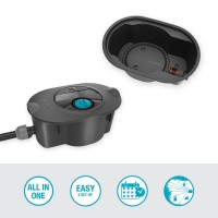 Дождеватель подземный Gardena AquaPrecise Bluetooth, многоконтурный автоматический, 320 м2 (16001-20)