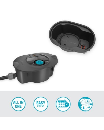 Дождеватель подземный Gardena AquaPrecise Bluetooth, многоконтурный автоматический, 320 м2 (16001-20)
