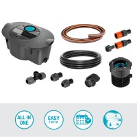 Дождеватель подземный Gardena AquaPrecise Set Bluetooth, многоконтурный автоматический, 320 м2 (16010-20)