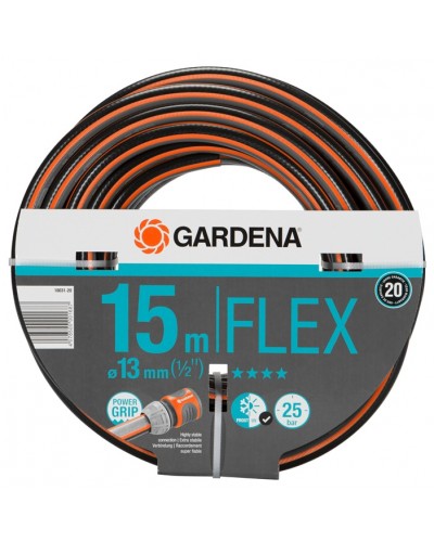 Шланг Gardena Flex 13 мм (1/2"), 15 м, 25 бар (18031-20)