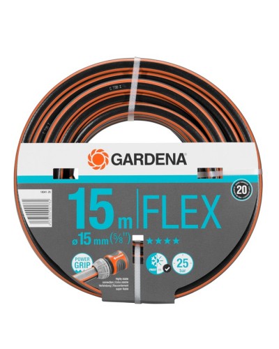 Шланг Gardena Flex 15 мм (5/8"), 15 м, 25 бар (18041-26)
