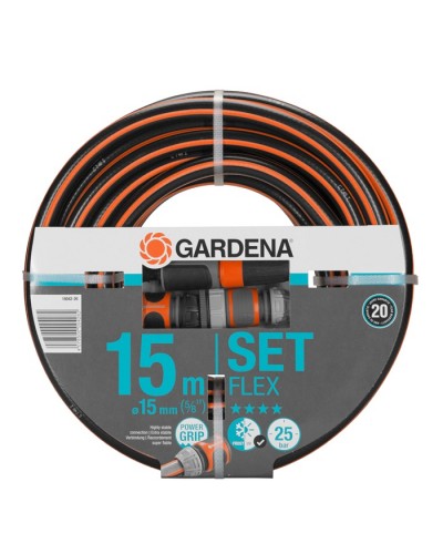 Шланг Gardena Flex Set 15 мм (5/8"), 15 м, 25 бар (18042-26)