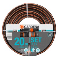 Шланг Gardena Flex Set 15 мм (5/8"), 20 м, 25 бар (18044-26)