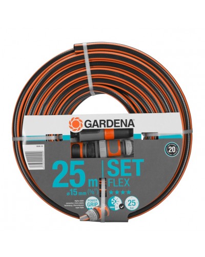 Шланг Gardena Flex Set 15 мм (5/8"), 25 м, 25 бар (18046-26)