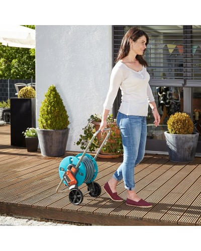 Тележка для шланга Gardena CleverRoll S Set с комплектом для полива 20 м (18502-50)