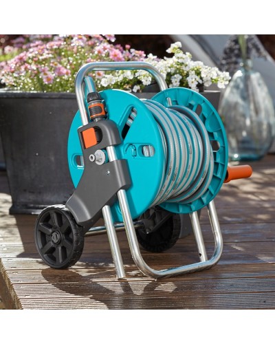 Тележка для шланга Gardena CleverRoll S Set с комплектом для полива 20 м (18502-50)