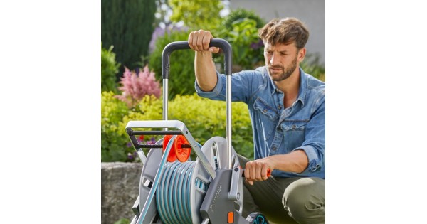 Купить тележку для шланга Gardena CleverRoll L Easy Metal (18550-20)