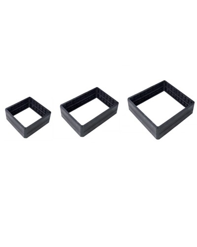 Висока грядка Graf Egro Quadro M, розмір 60 x 80 x 25 см, 4 панелі, тепла (645116)