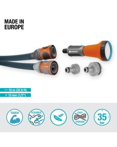 Текстильный шланг Gardena Liano Xtreme Set 13 мм (1/2"), 10 м (18460-20)