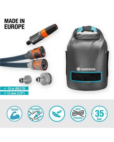 Текстильный шланг Gardena Liano Xtreme Set 13 мм (1/2"), 15 м (18468-20)