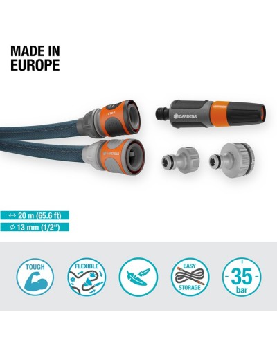 Текстильный шланг Gardena Liano Xtreme Set 13 мм (1/2"), 20 м (18470-20)
