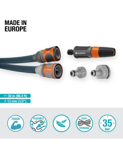 Текстильный шланг Gardena Liano Xtreme Set 13 мм (1/2"), 30 м (18477-20)