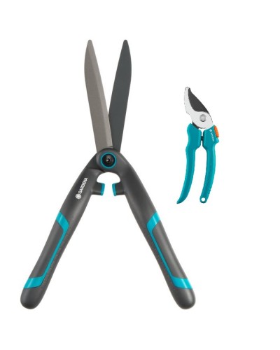 Ножницы для живой изгороди Gardena PrecisionCut + секатор Classic до 18 мм (12302-30)