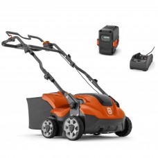 Скарификатор аккумуляторный Husqvarna S 138i KIT, 38 см, вал пружины + вал ножи (9679222-03)