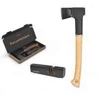 Подарунковий набір Fiskars Norden SET колун N12 + точилка (1052277)